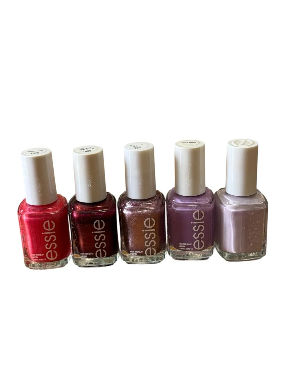 Lot Of 5 Essie Nail Polish Assorted Colors